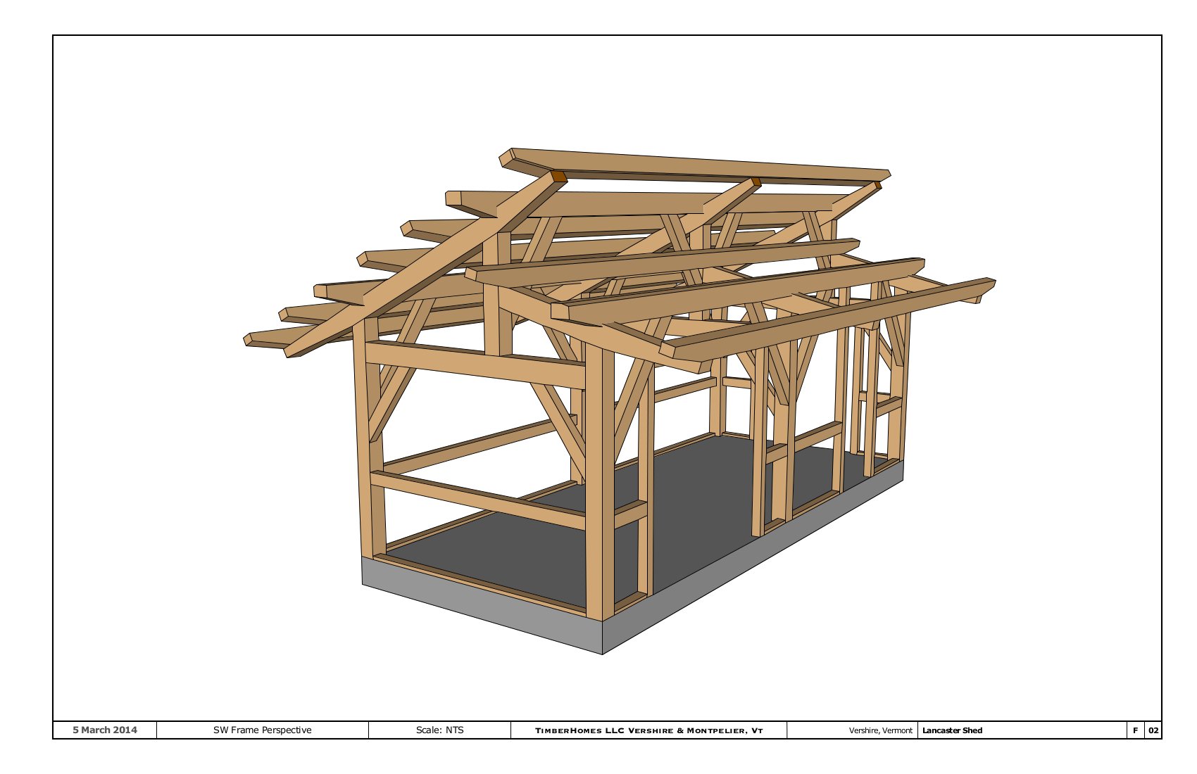 Timber Frame Workshop and Shed | Vermont Timber Frame Company 
