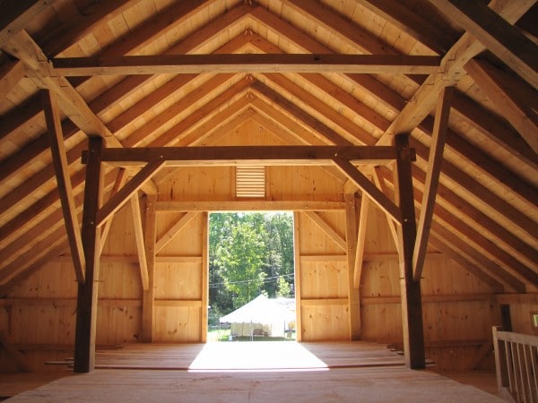 Timber Frame Barn in Landgrove, Vermont