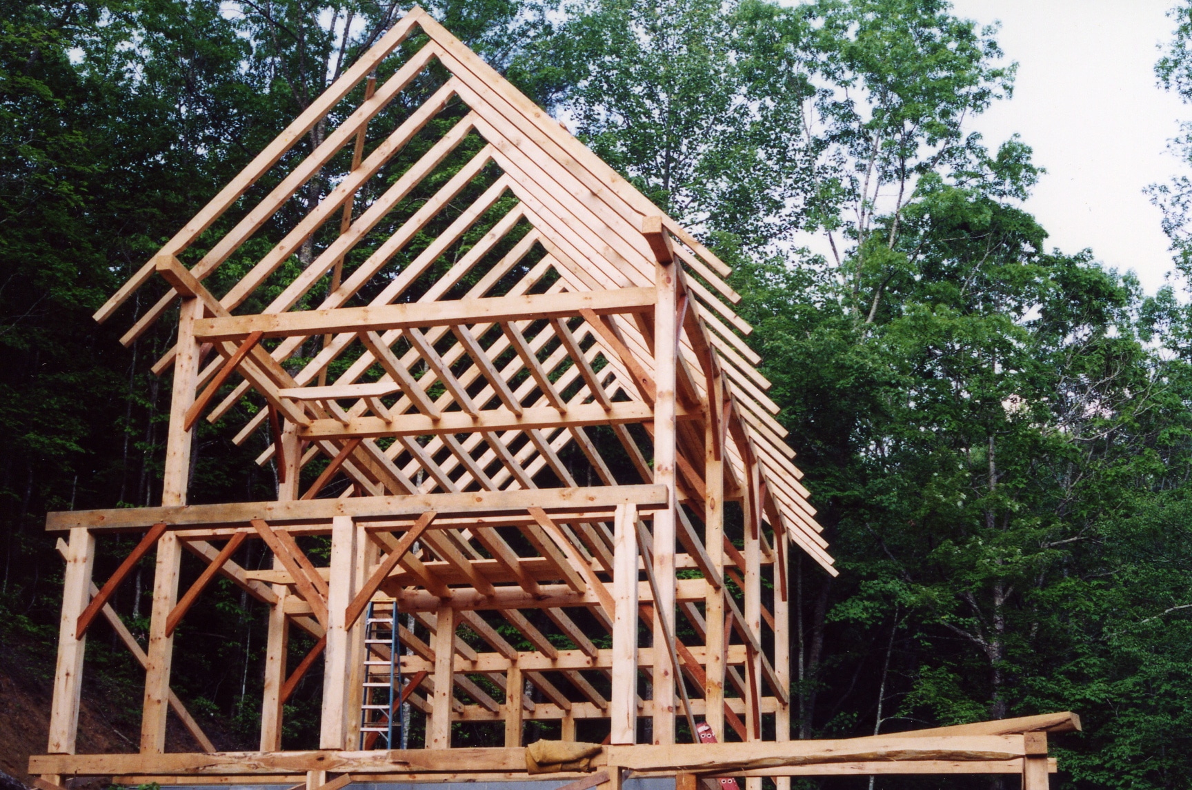 Straw Bale Timber Frame in North Carolina