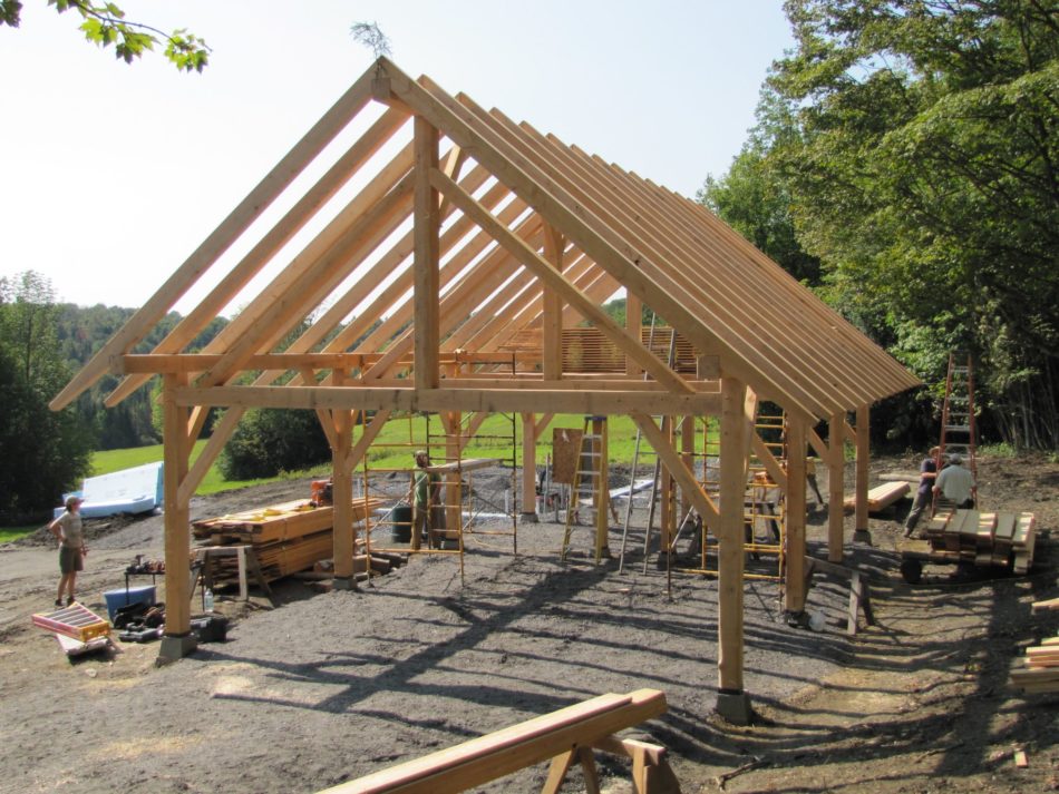 Timber frame for new house