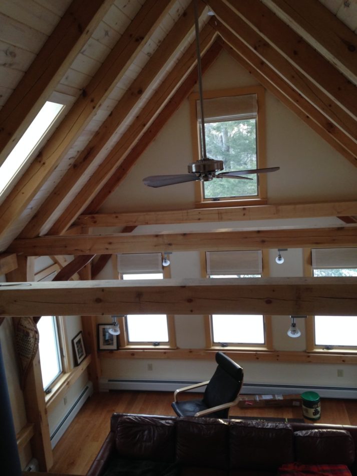 timber frame addition great room