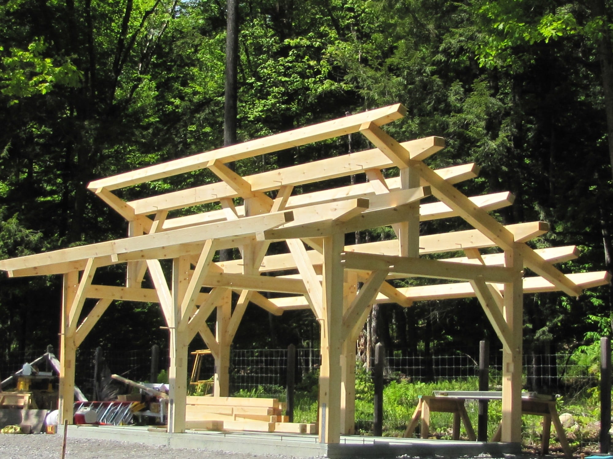 Timber Frame Workshop and Shed