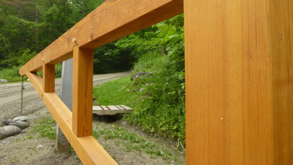 New gate at Montpelier's Hubbard Park