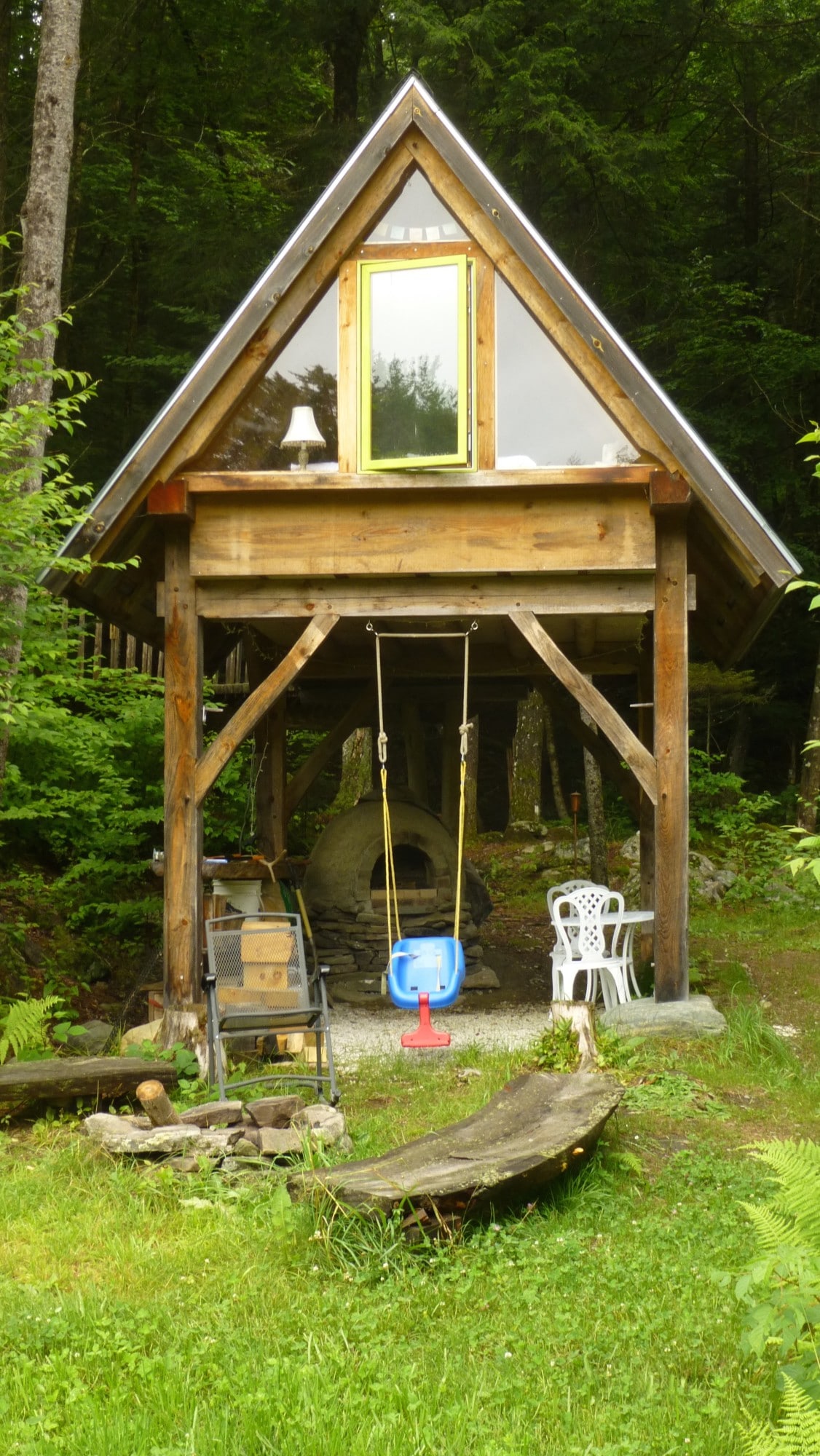 Sleeping Loft and Outdoor Kitchen