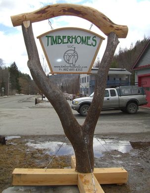 TimberHomes Sign
