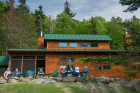 A beautiful new bunkhouse is finished at the Moosilauke Ravine Lodge