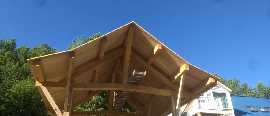 tunick vershire timber frame pavilion