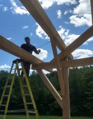 vershire timber frame pavilion