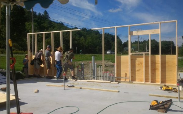 TimberHomes' Montpelier Shop Build Progresses