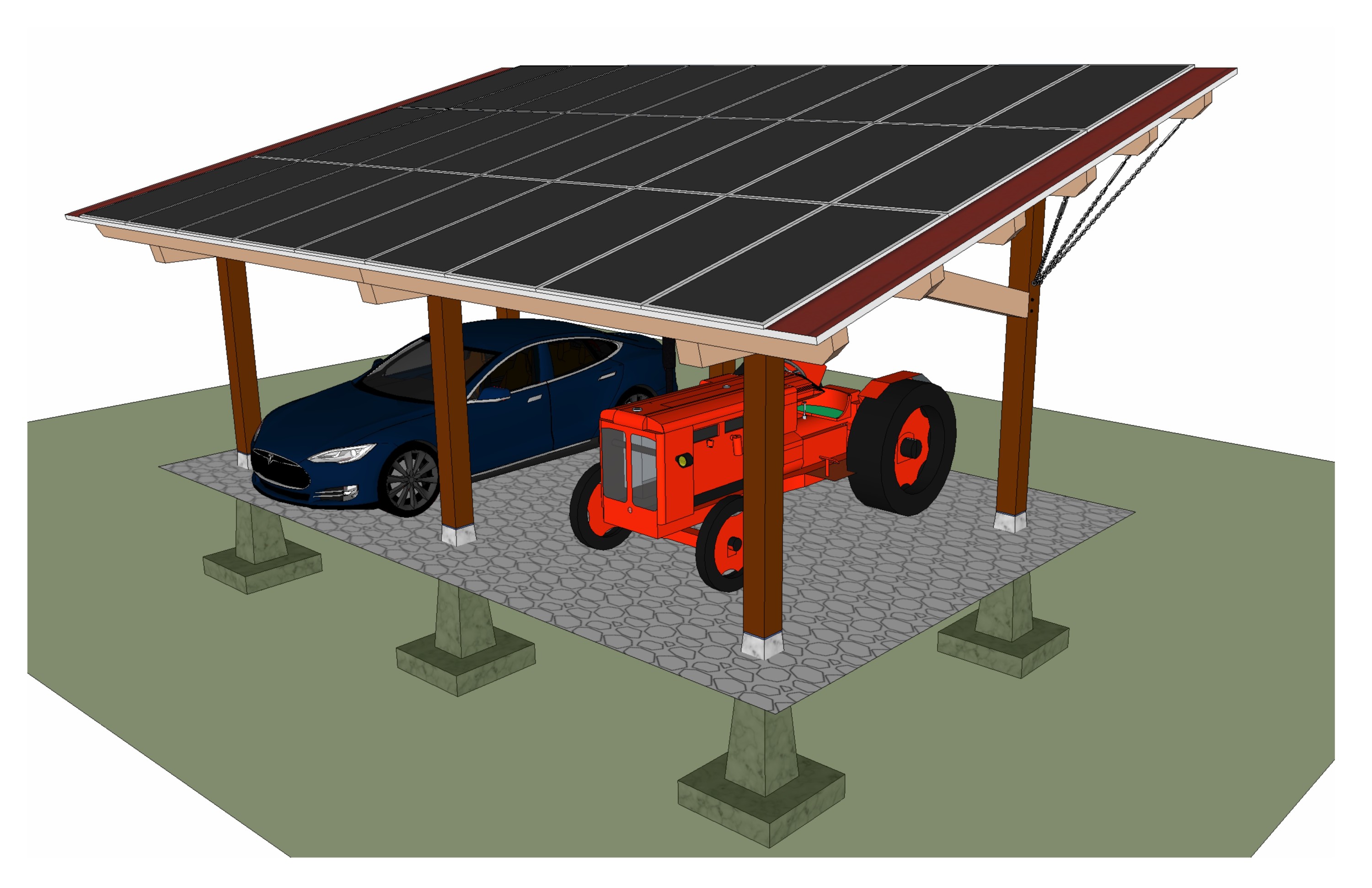 The Vermont Solar Carport - THVT Solar Carport Marketing 5