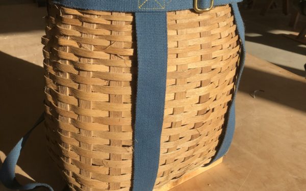Black Ash Backpack Basket complete with straps