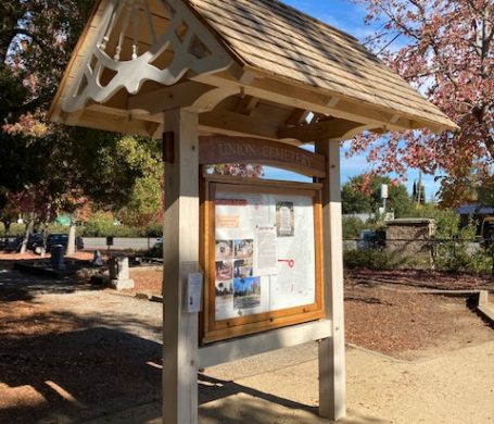 Trailhead Kiosk from TimberHomes Vermont gets a little extra style from a local carpenter