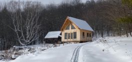 Timber Frame Cabin on an Old Homestead (1)