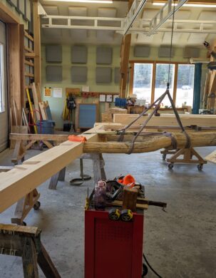 fitting tree fork to plate
